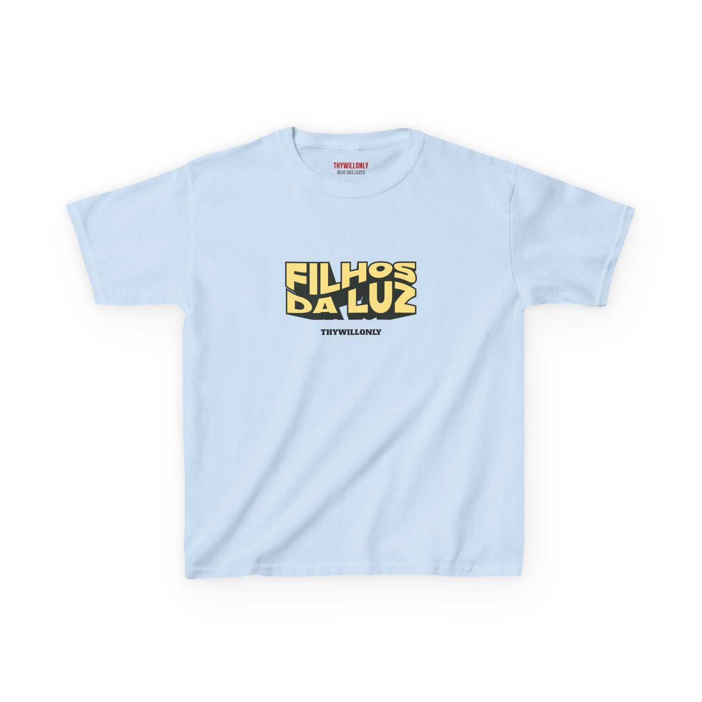 Camiseta Infantil Salmo 27:1 – O Senhor é a Minha Luz