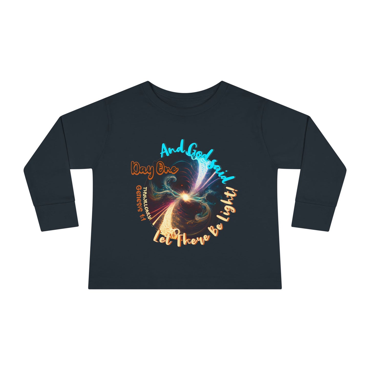 Creation Day 1 Toddler LS Tee: Let There Be Light