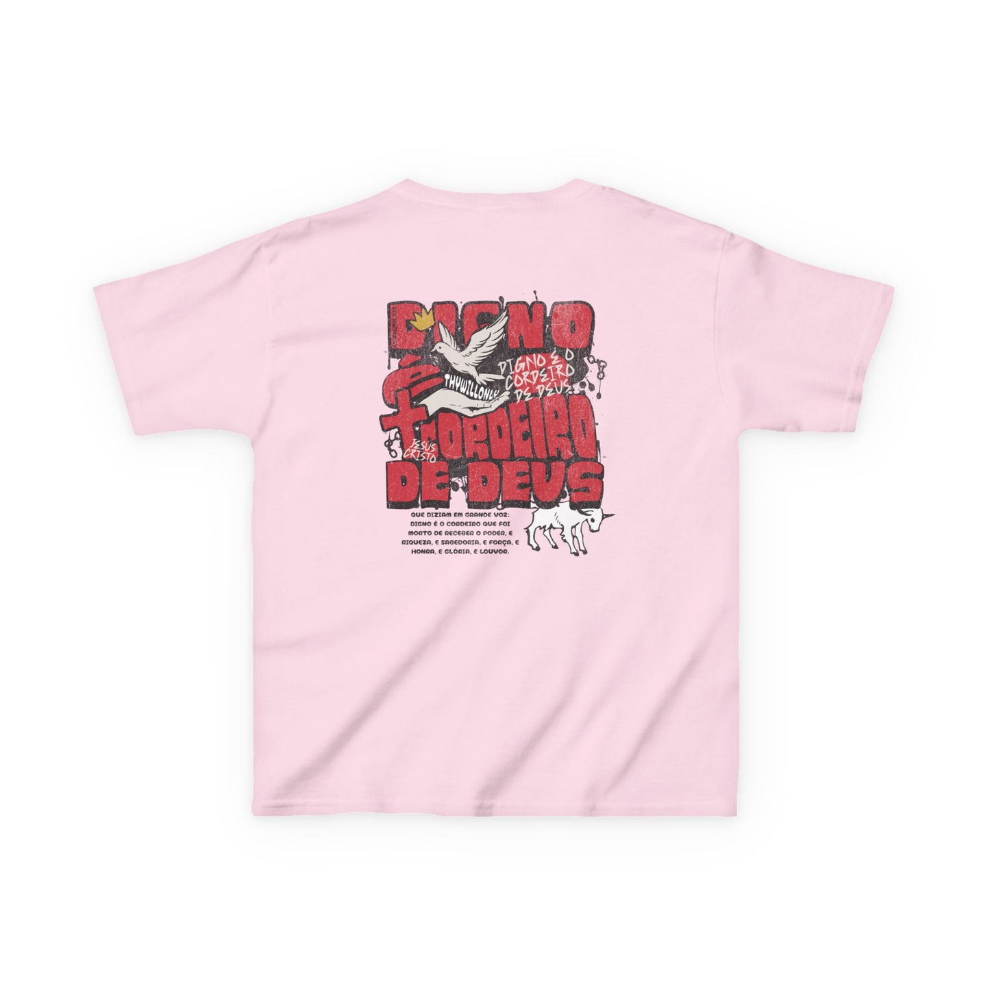 Apocalipse 5:12 Camiseta Jovenes – Digno é o Cordeiro