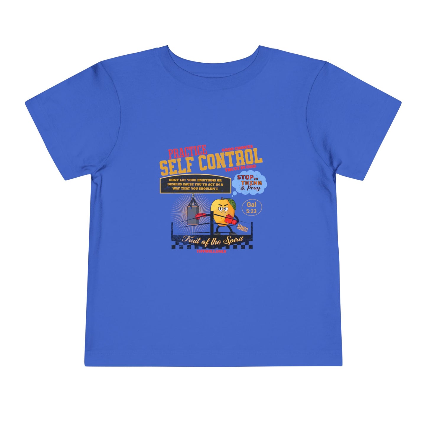 Galatians 5:23 Toddler Tee: Self-Control β Fruit of the Spirit