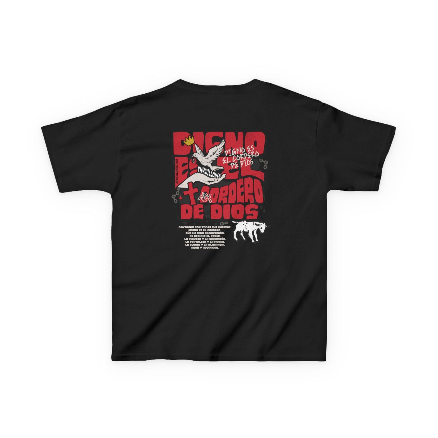 Apocalipsis 5:12 Camiseta Jovenes – Digno es el Cordero