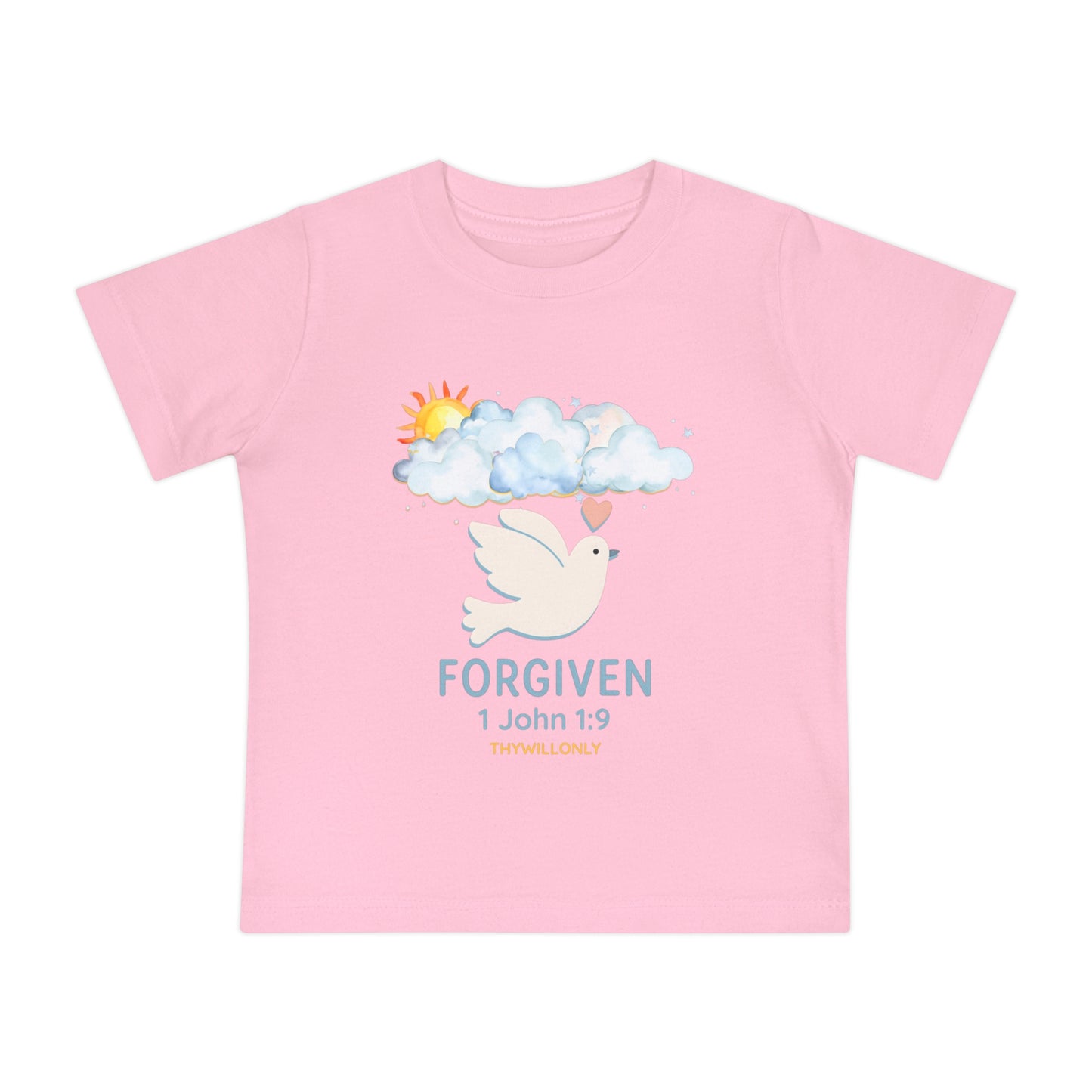1 John 1:9 - Forgiven Baby Tee