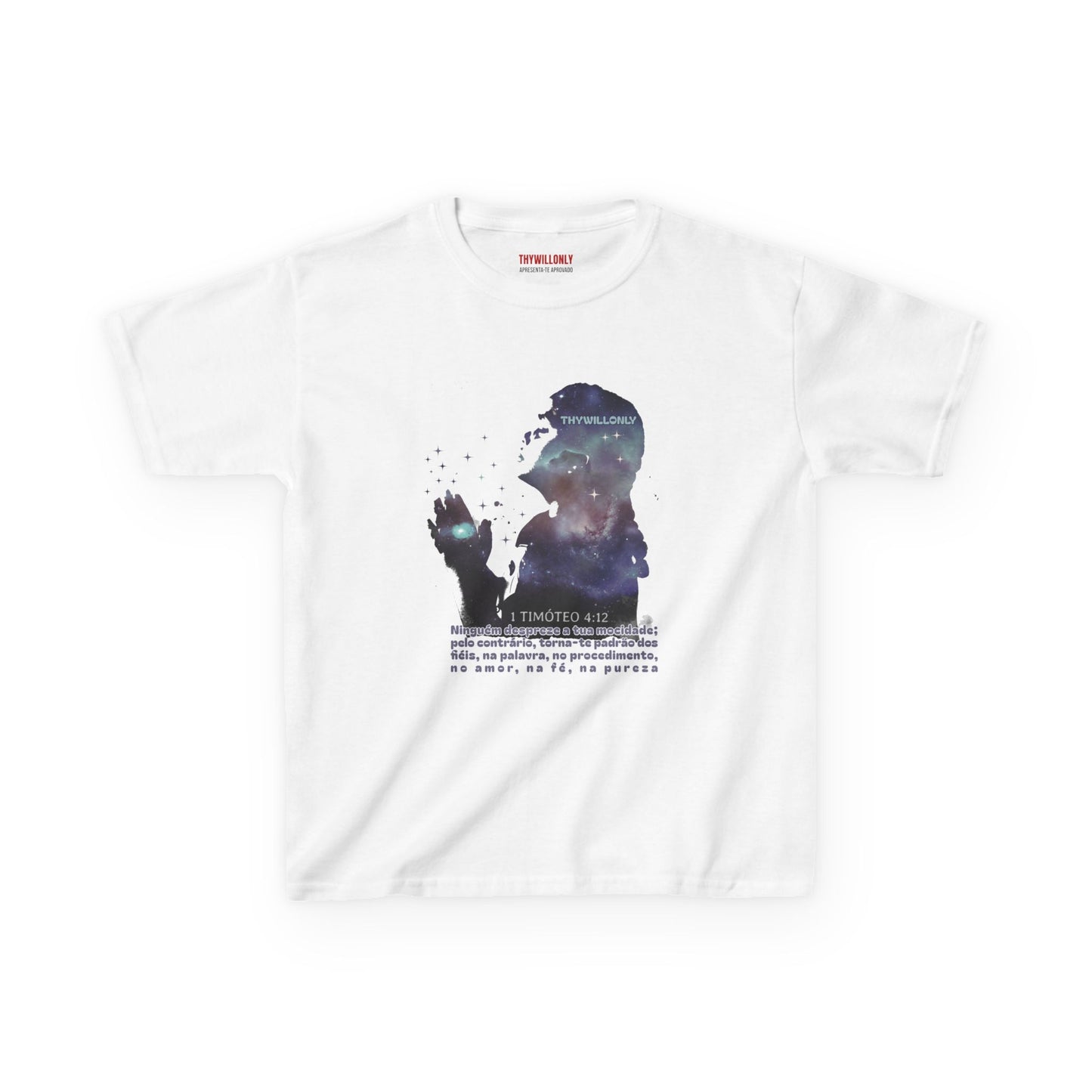1 Timóteo 4:12 Camiseta Infantil – Seja um Exemplo