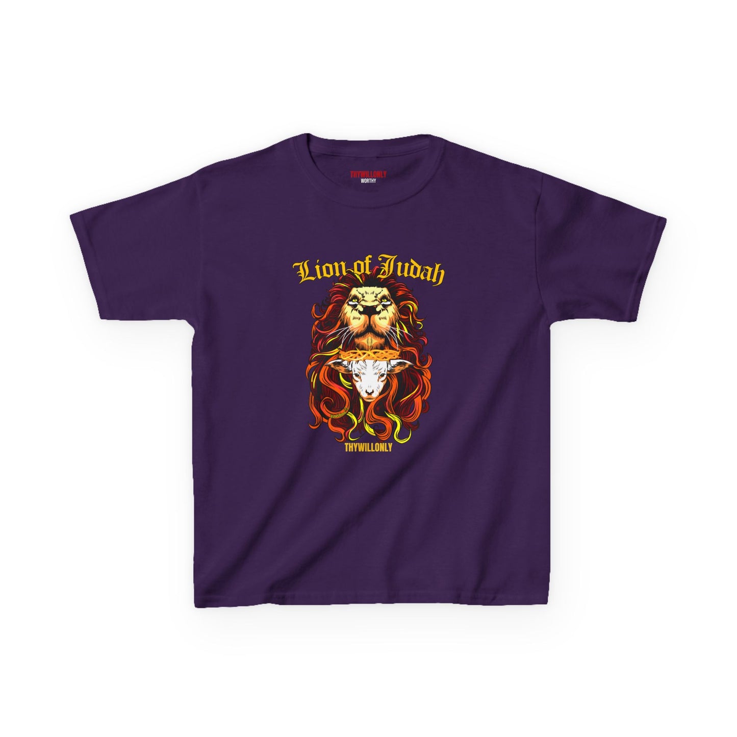 Revelation 5:5 Kids T-Shirt – The Lion of Judah