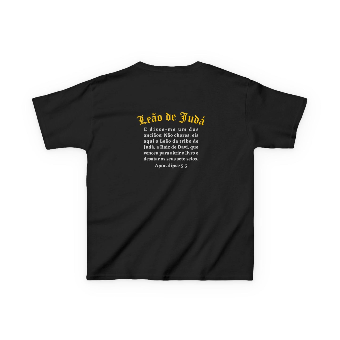Apocalipse 5:5 - Camiseta Jovens : O Orgulho do Leão de Judá
