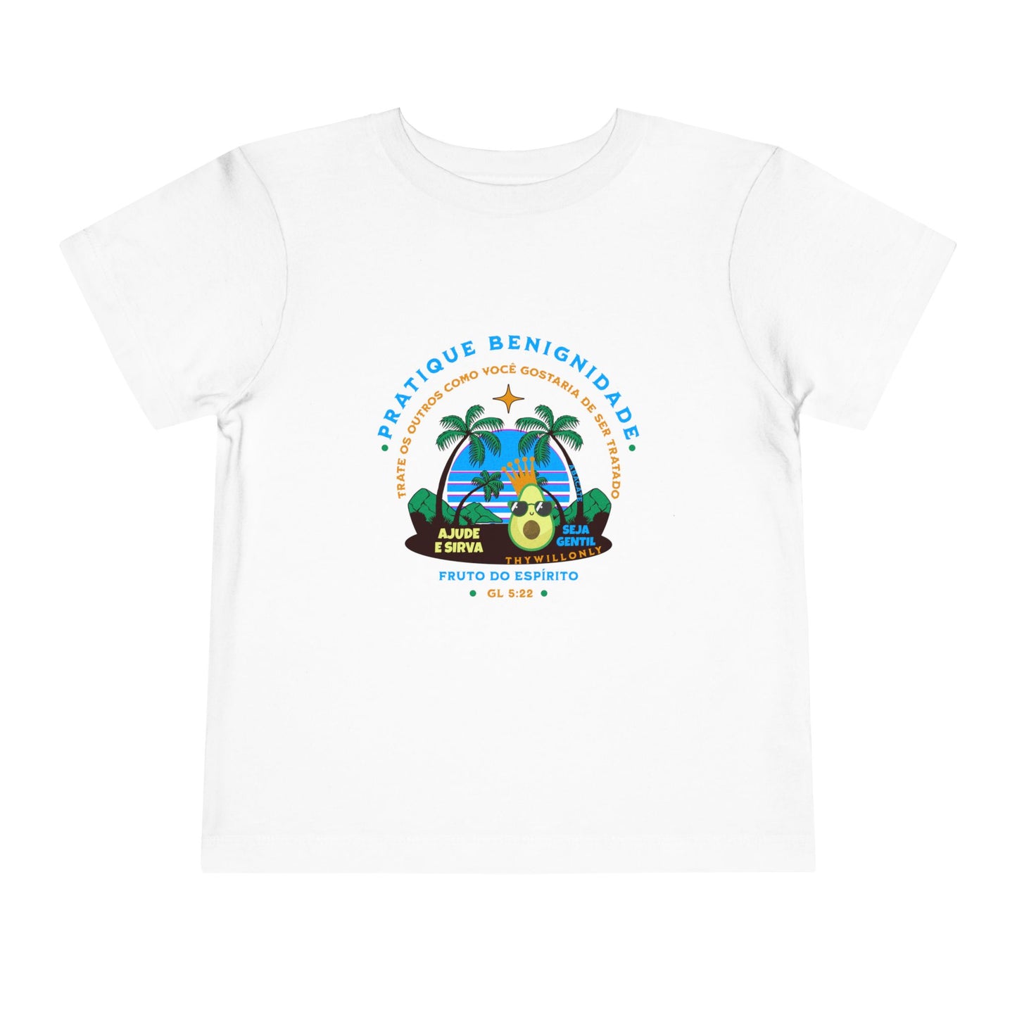 Gálatas 5:22 Camiseta Infantil: Benignidade – Fruto do Espírito