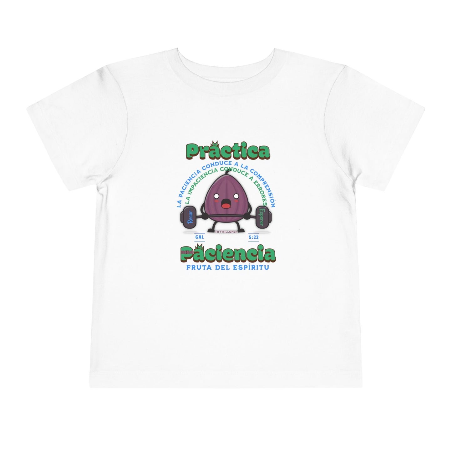 Gálatas 5:22 - Camiseta para Niños: Paciencia – Fruto del Espíritu