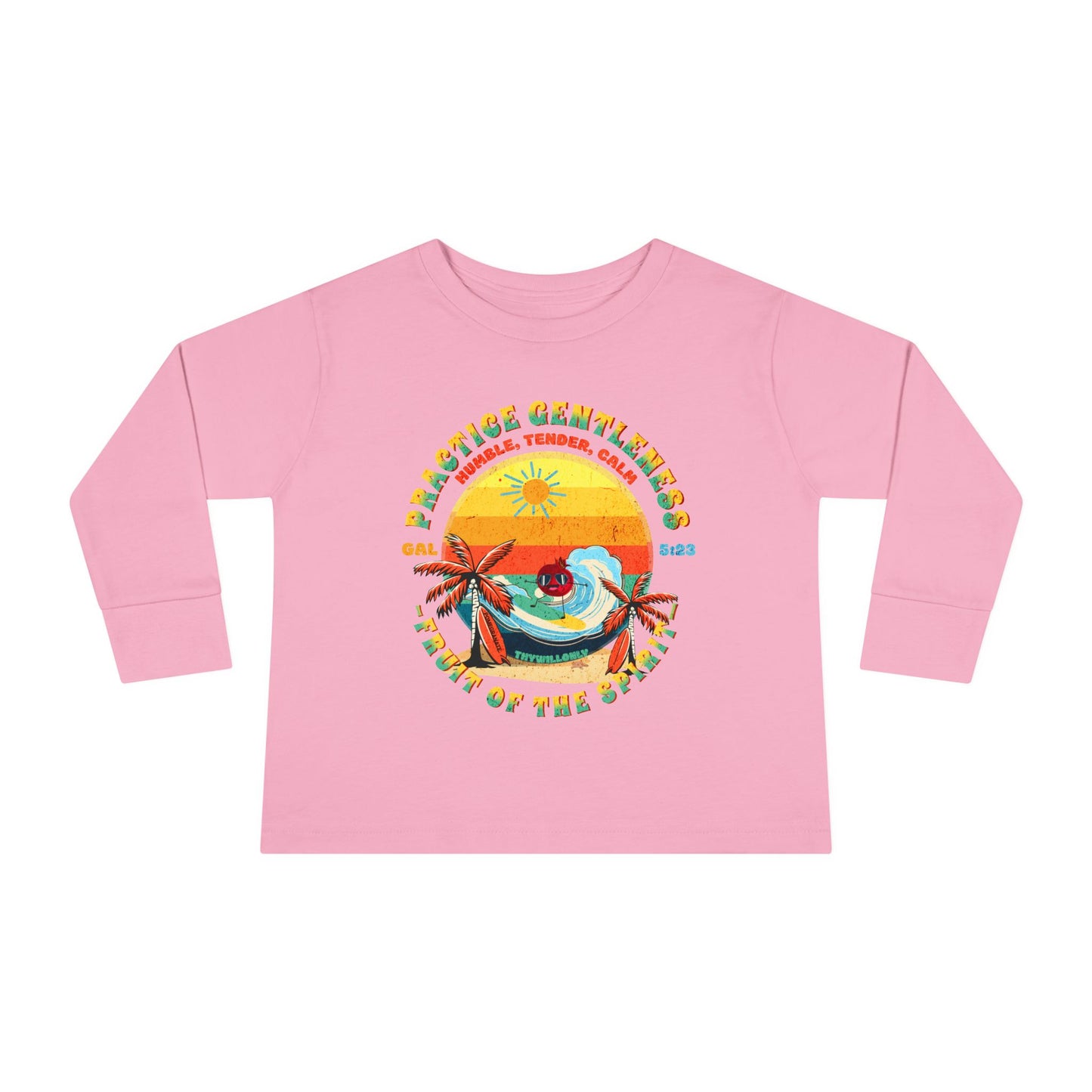 Galatians 5:23 Toddler LS Tee: Gentleness โ Fruit of the Spirit
