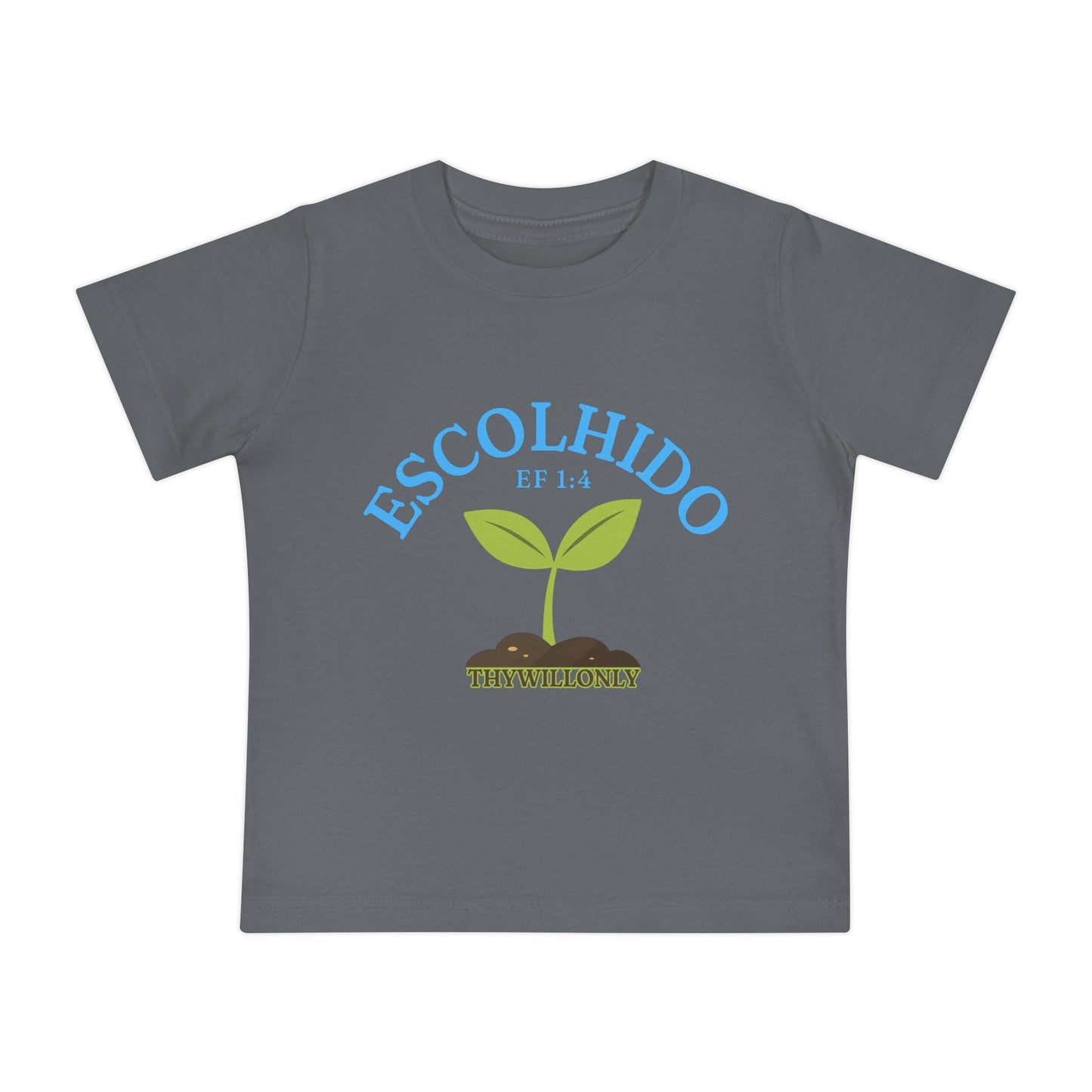 Efésios 1:4 - Camiseta de Bebê Escolhido