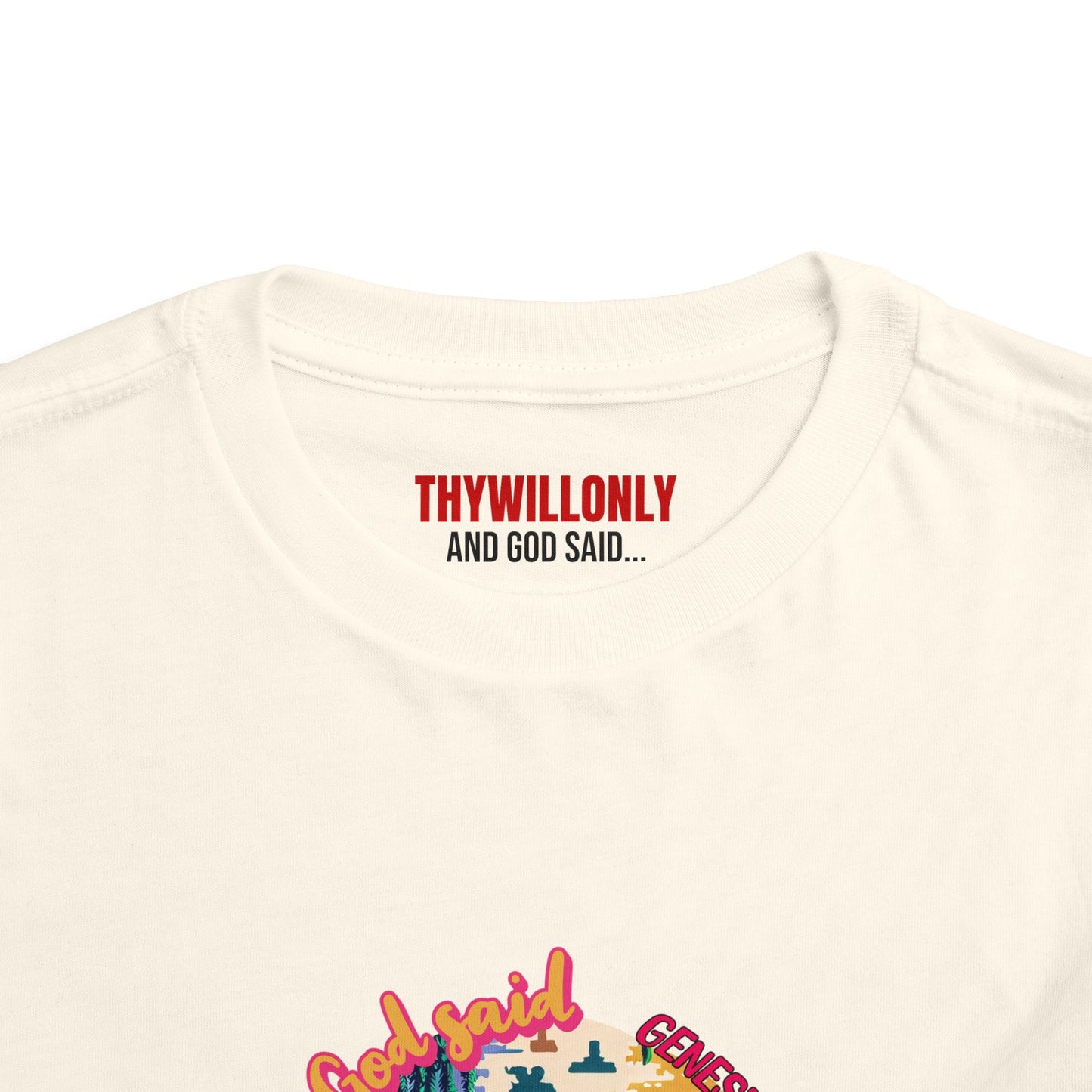 Creation Day 6 Toddler Tee: Made in His Image