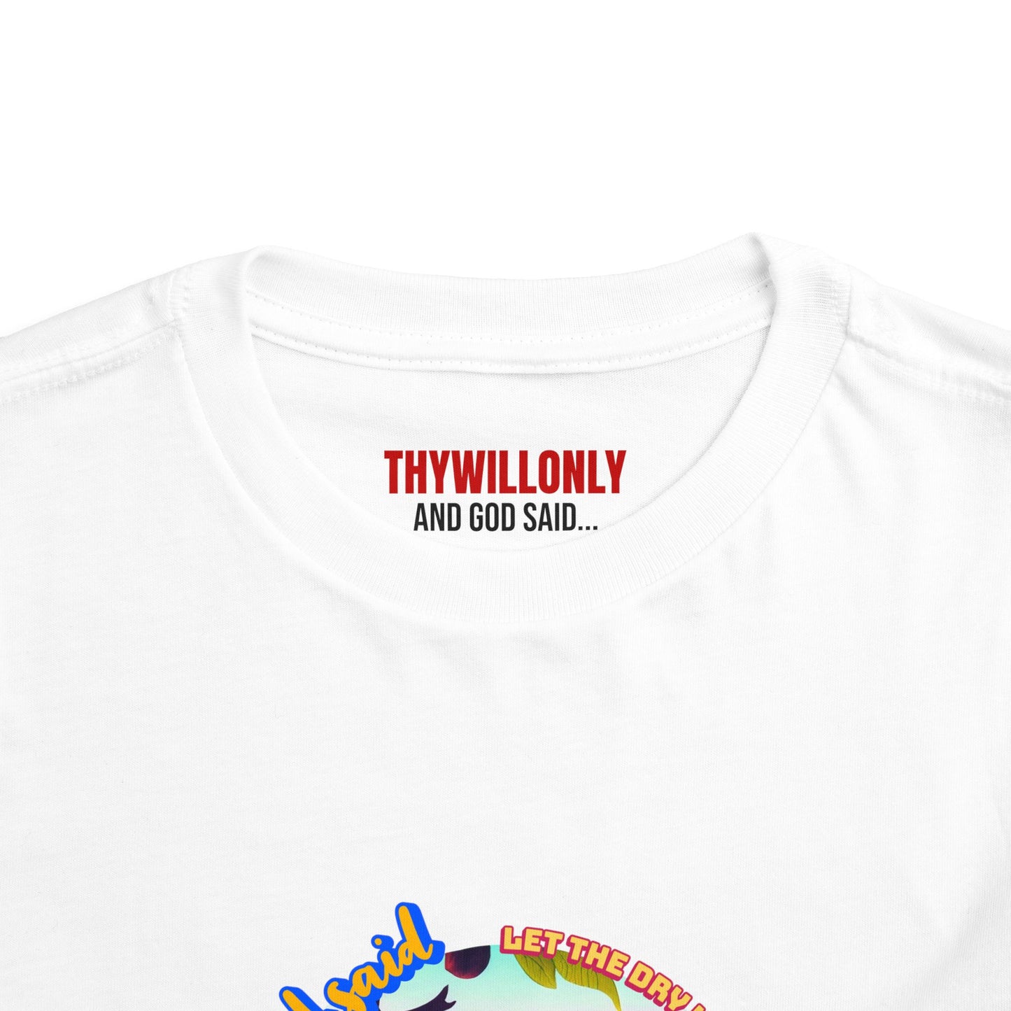 Creation Day 3 Toddler Tee: Land, Seas & Life
