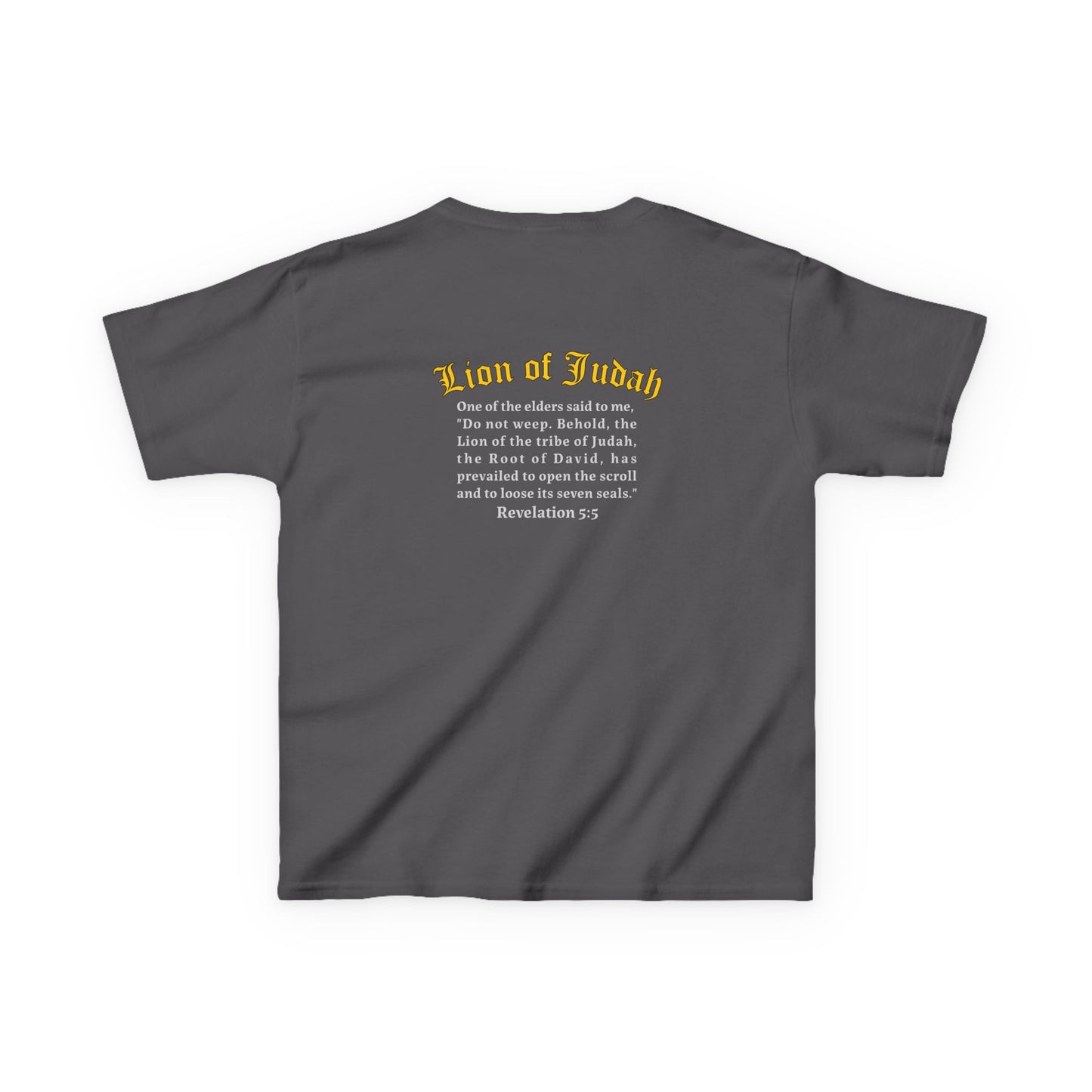 Revelation 5:5 Kids T-Shirt – The Lion of Judah