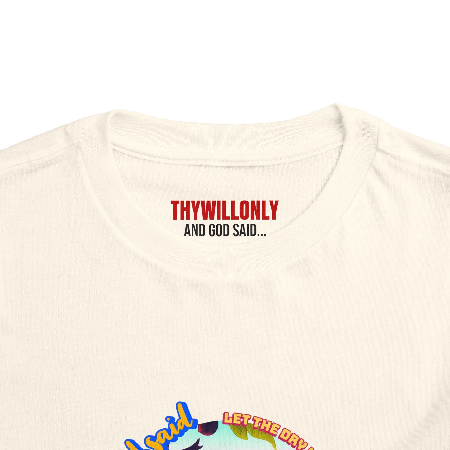 Creation Day 3 Toddler Tee: Land, Seas & Life