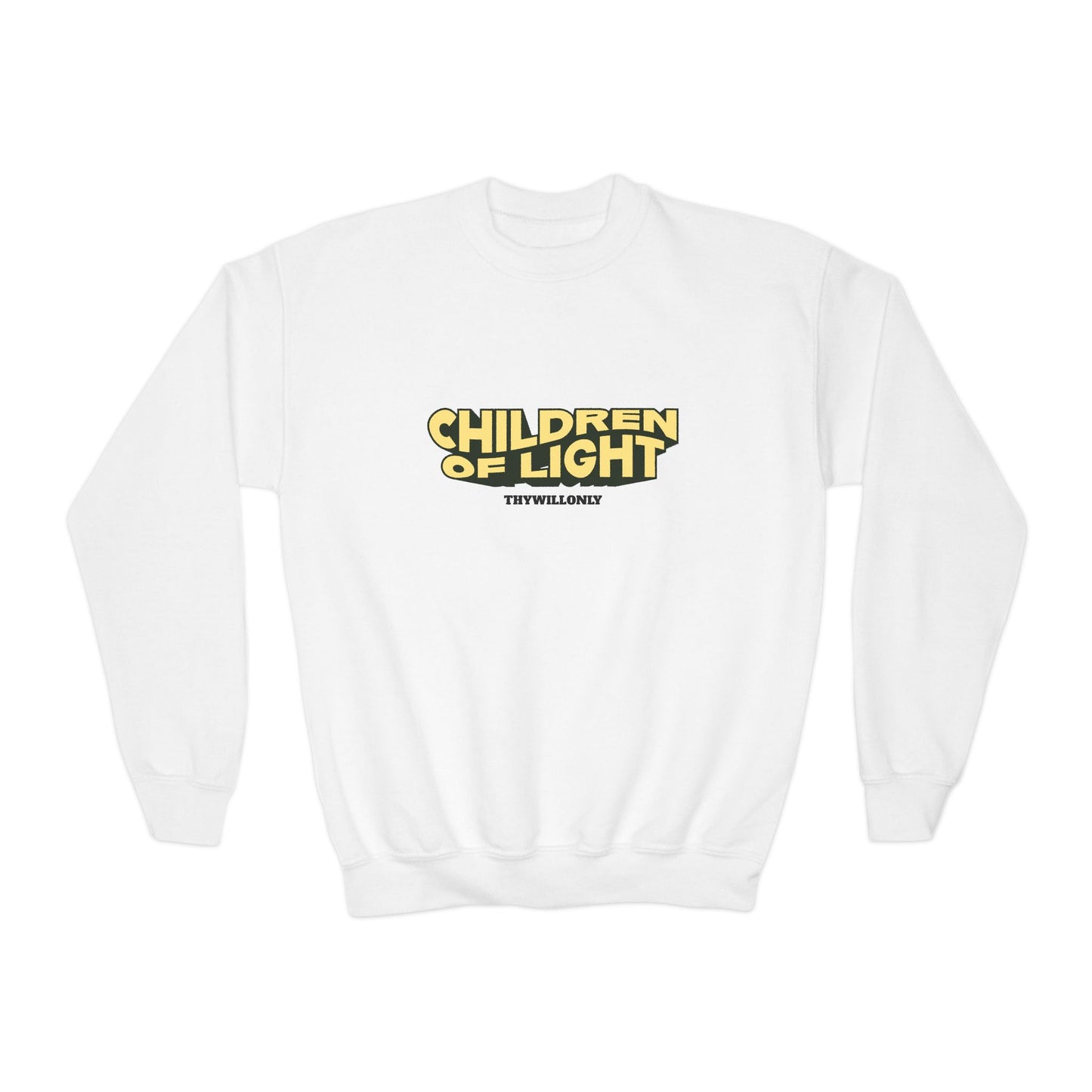Psalm 27:1 Kids Crewneck – The Lord Is My Light
