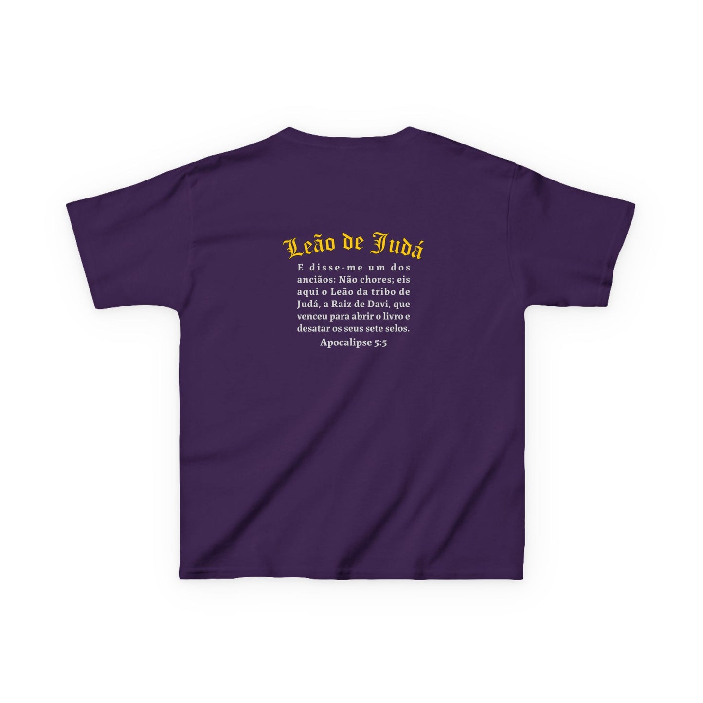 Apocalipse 5:5 - Camiseta Jovens : O Orgulho do Leão de Judá