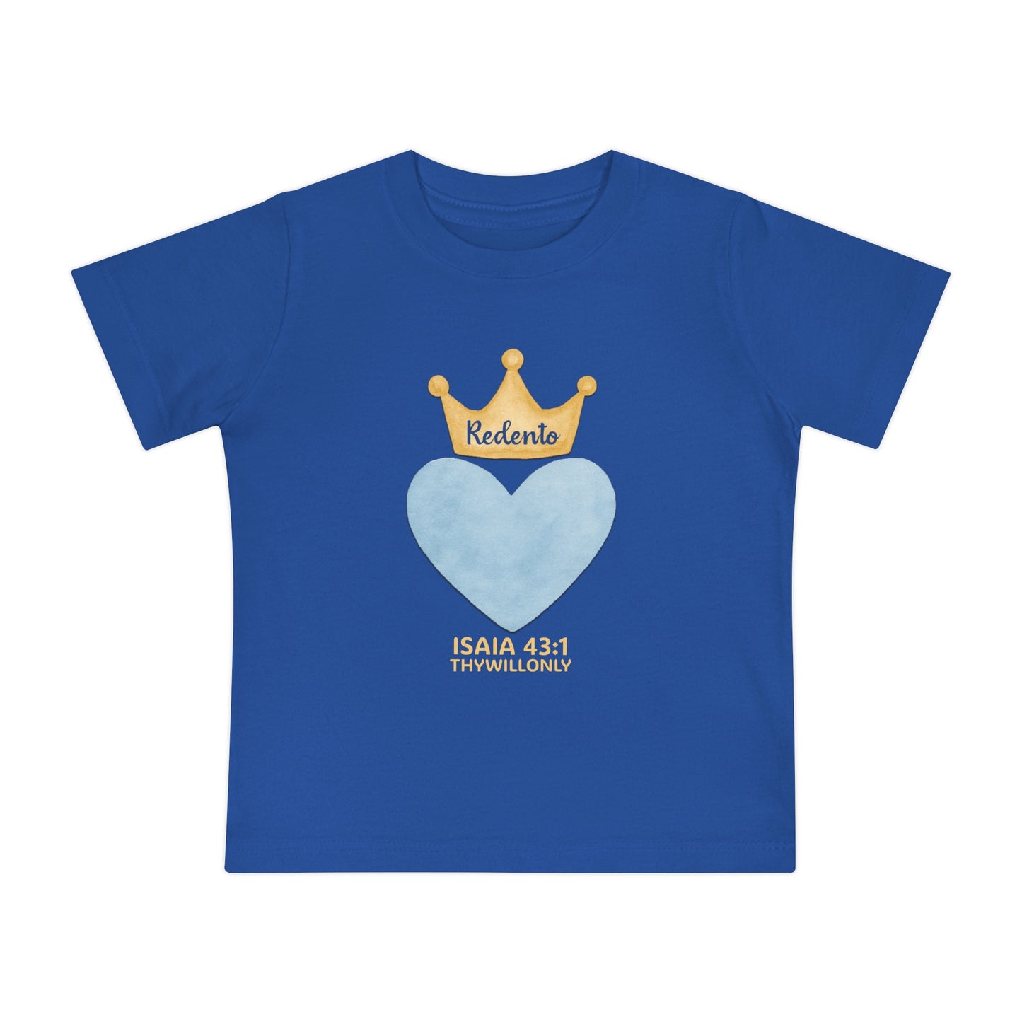 Isaia 43:1 - Maglietta Neonato Redento