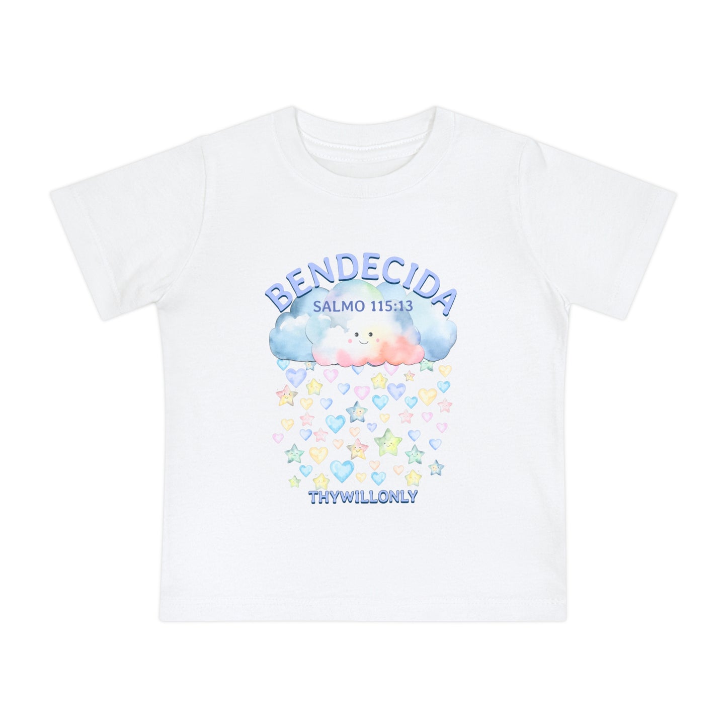 Salmo 115:13 - Camiseta para Bebé Bendecida