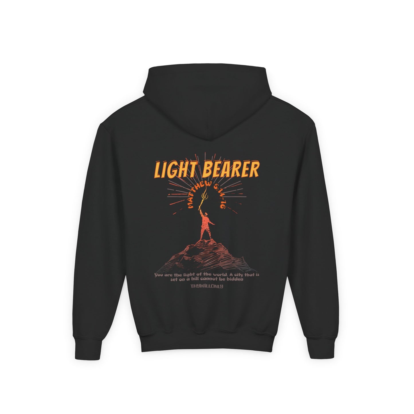 Light Bearer Kids Hoodie β Matthew 5:14β16