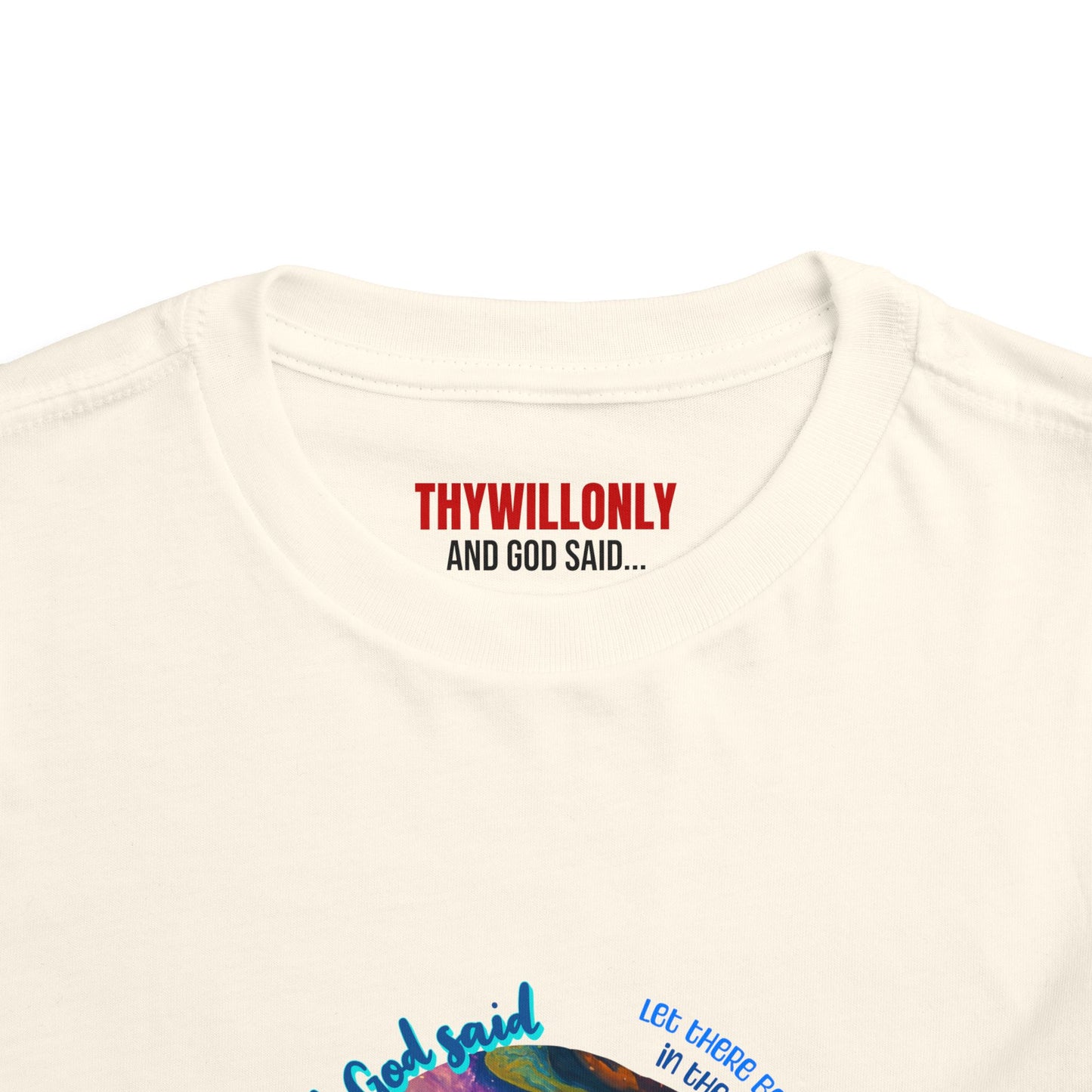Creation Day 2 Toddler Tee: Sky Above, Waters Below