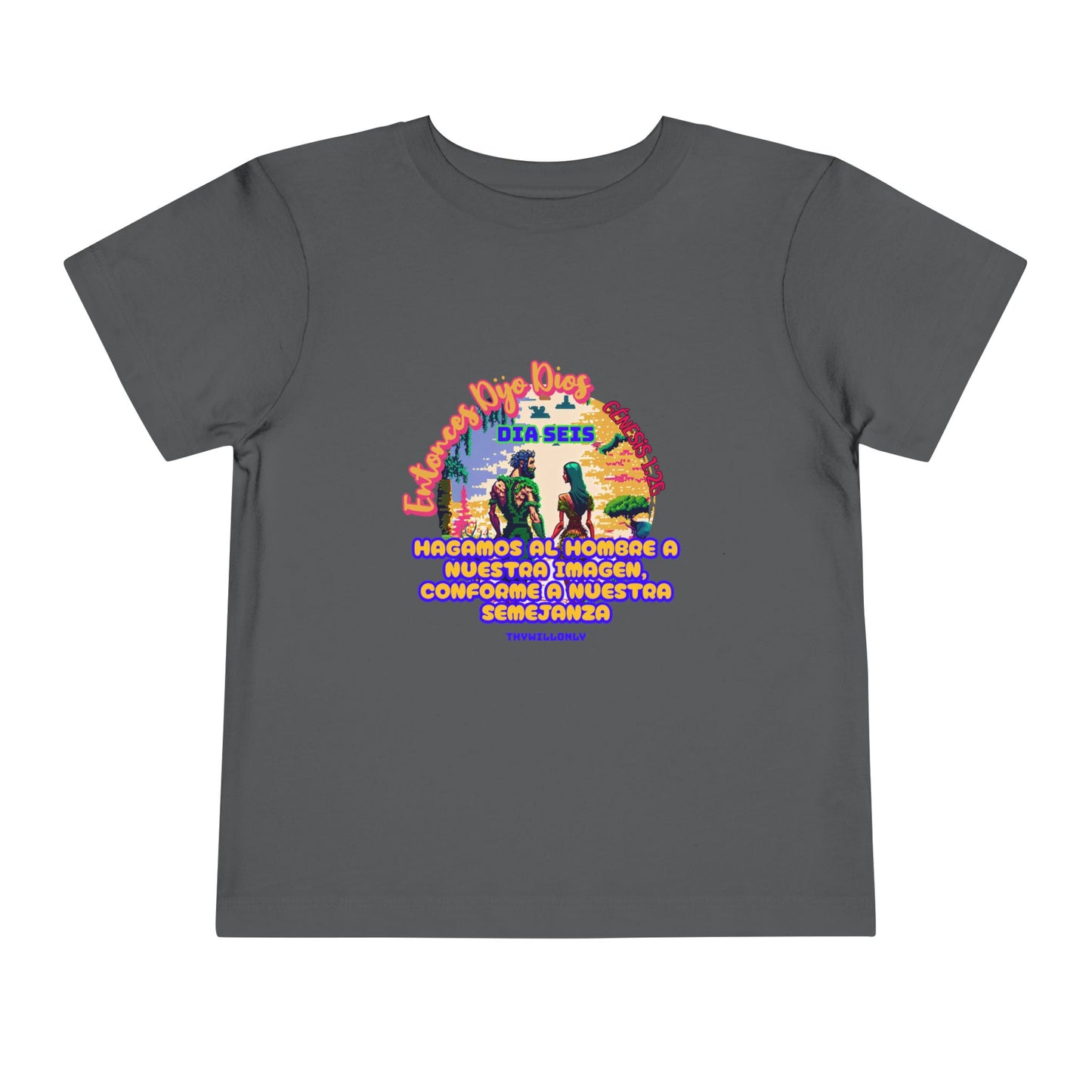 Día 6 de la Creación - Camiseta Infantil: Hecho a Su Imagen