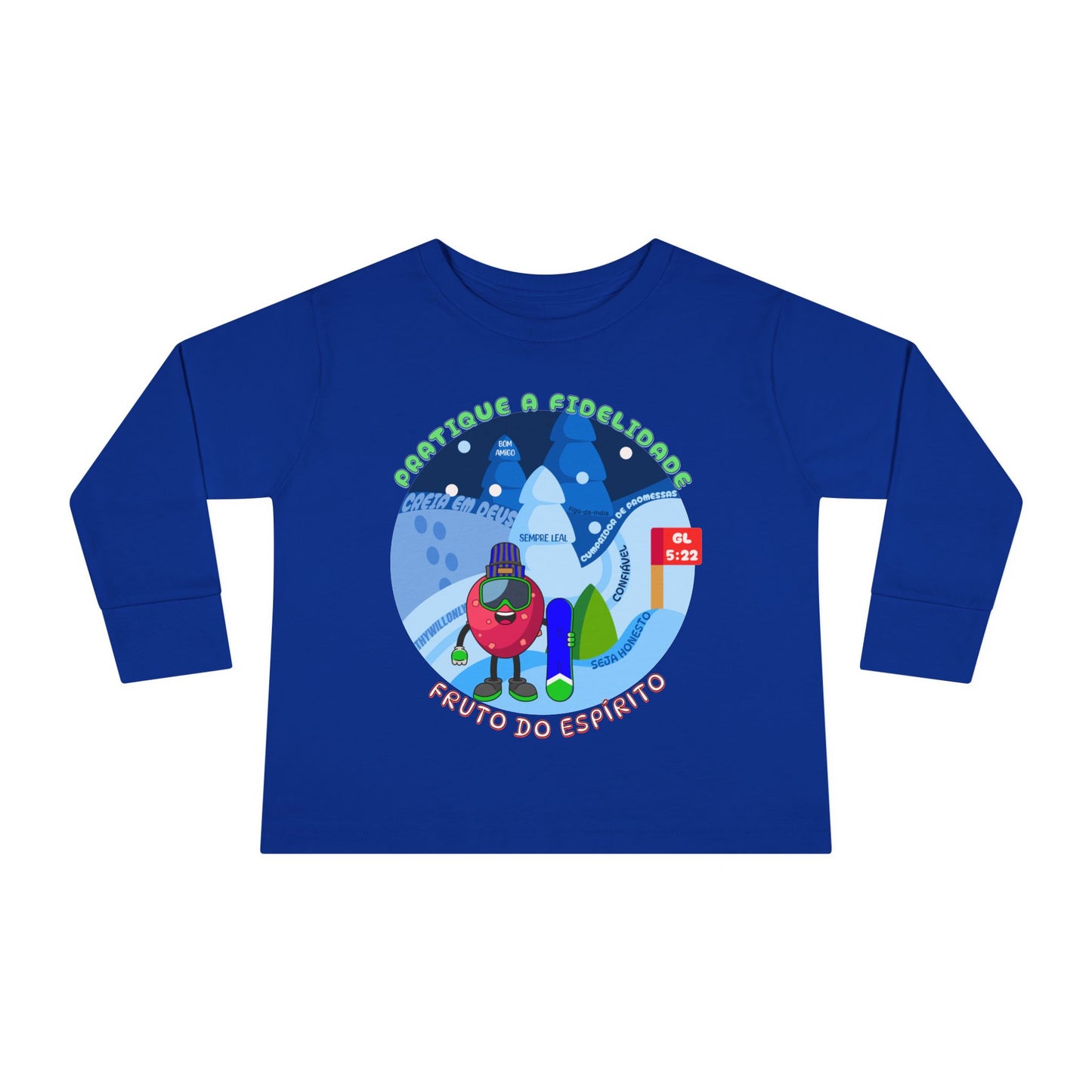 Gálatas 5:22 Camiseta Infantil: Fidelidade – Fruto do Espírito