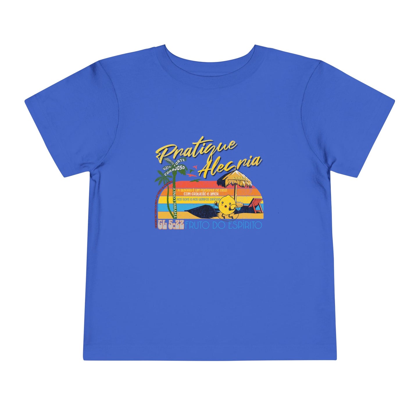 Gálatas 5:22 Camiseta Infantil: Alegria – Fruto do Espírito