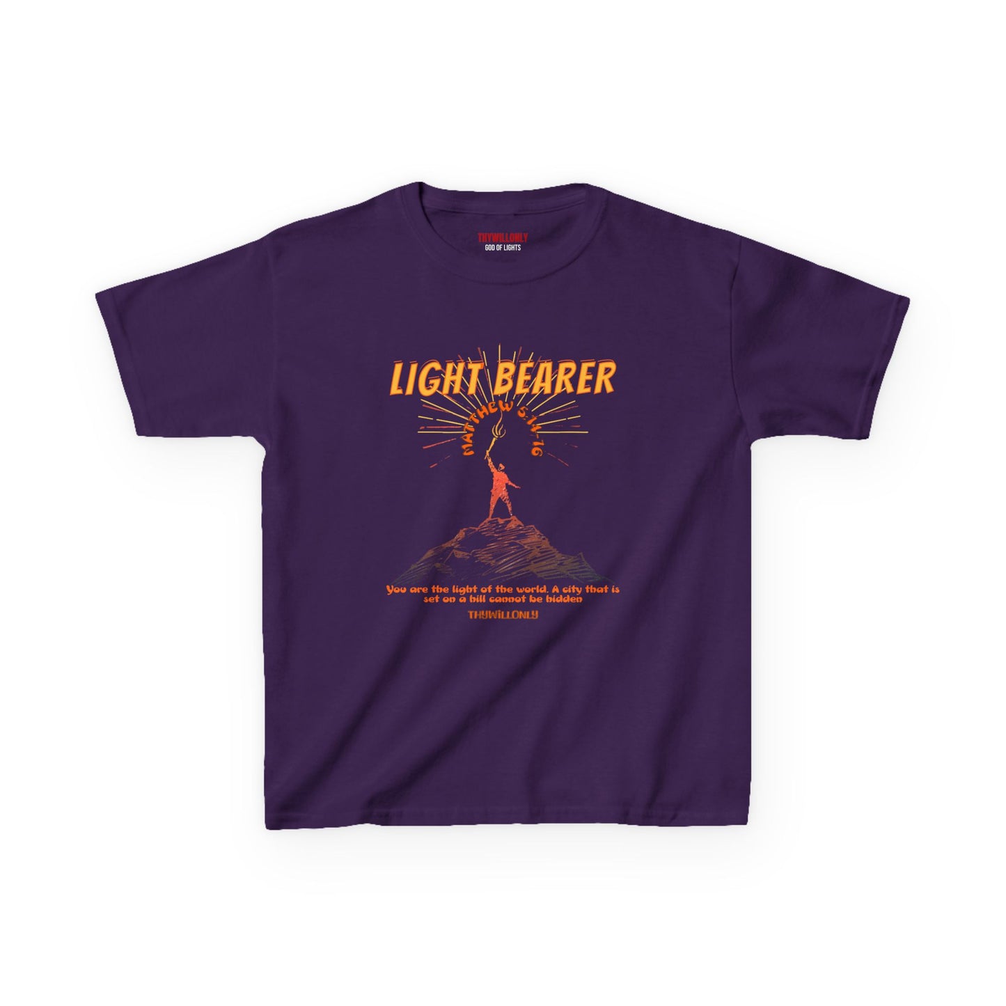 Light Bearer Kids T-Shirt β Matthew 5:14β16