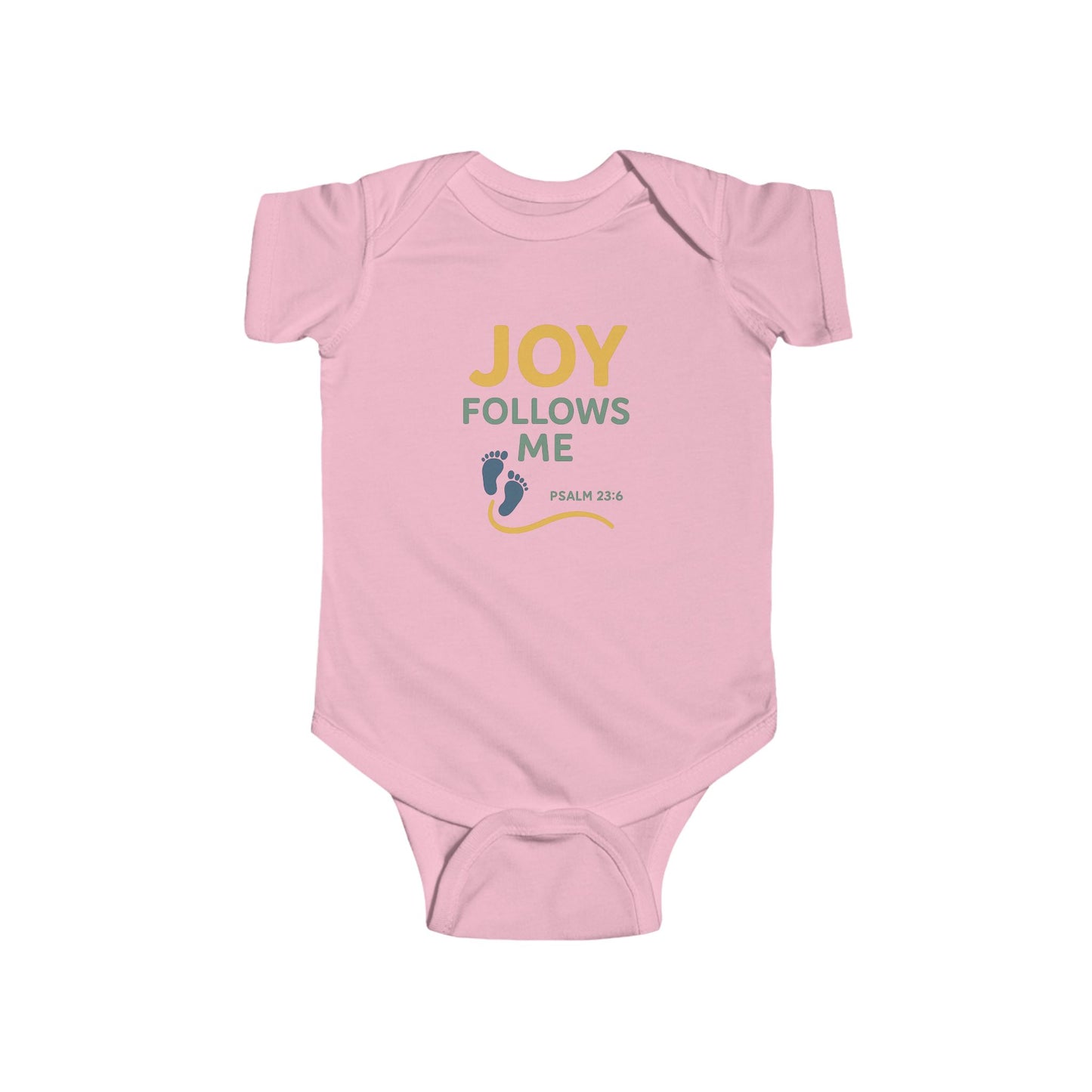Psalm 23:6 - Joy Follows Me Baby Onesie