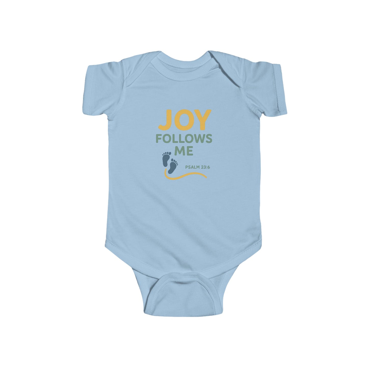 Psalm 23:6 - Joy Follows Me Baby Onesie