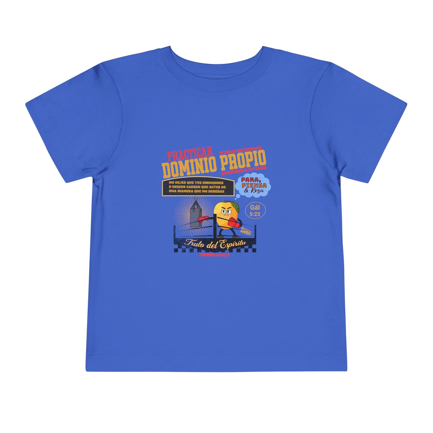 Gálatas 5:23 - Camiseta para Niños: Dominio Propio – Fruto del Espíritu