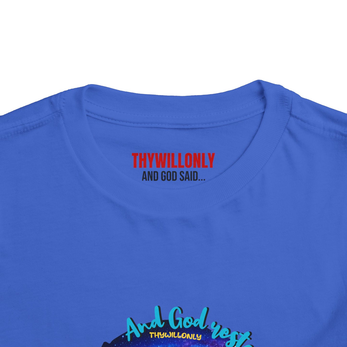Creation Day 7 Toddler Tee – God Rested