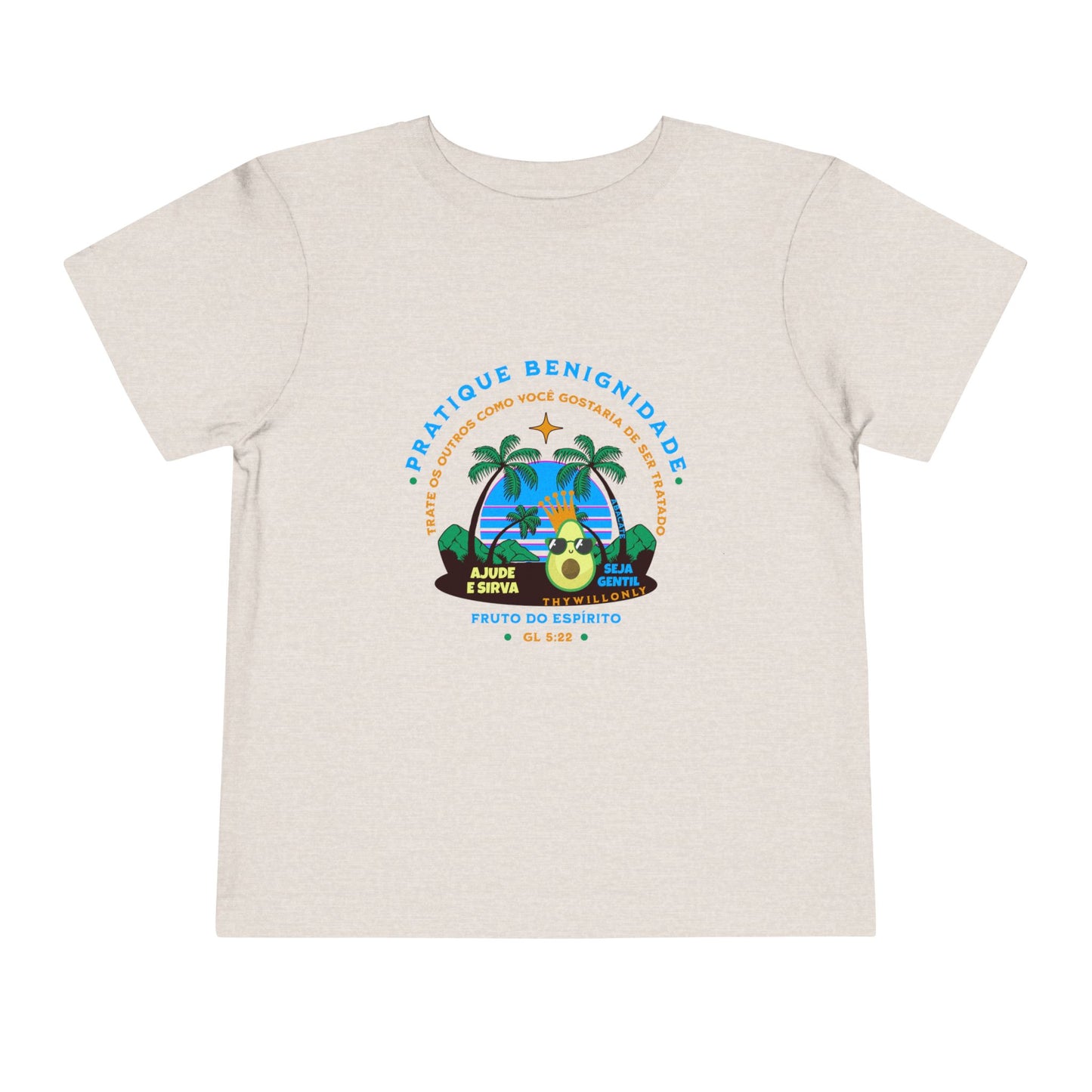 Gálatas 5:22 Camiseta Infantil: Benignidade – Fruto do Espírito
