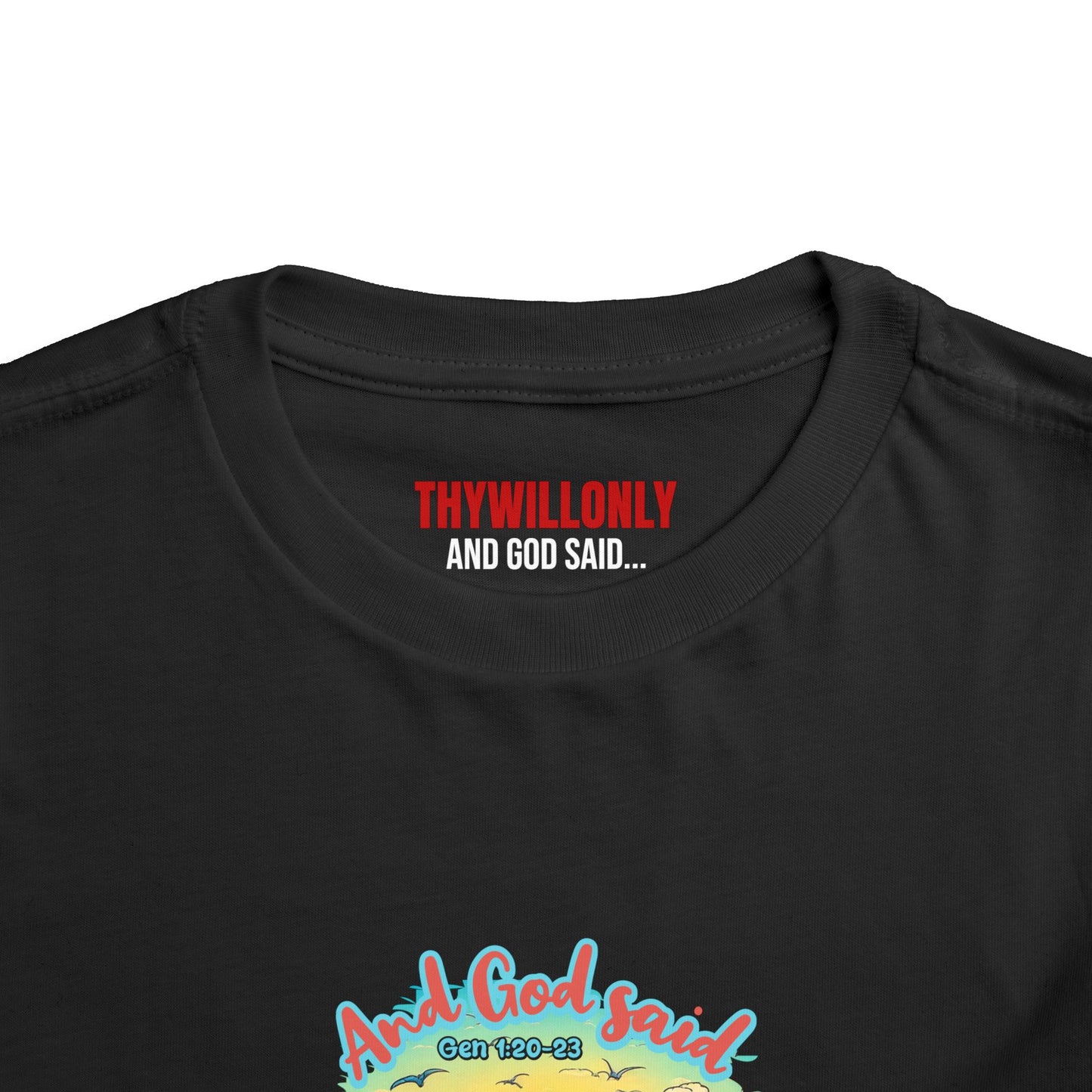 Creation Day 5 Toddler Tee: Soar & Splash