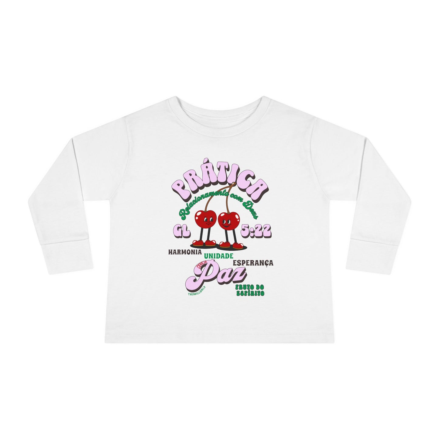 Gálatas 5:22 Camiseta Infantil: Paz – Fruto do Espírito