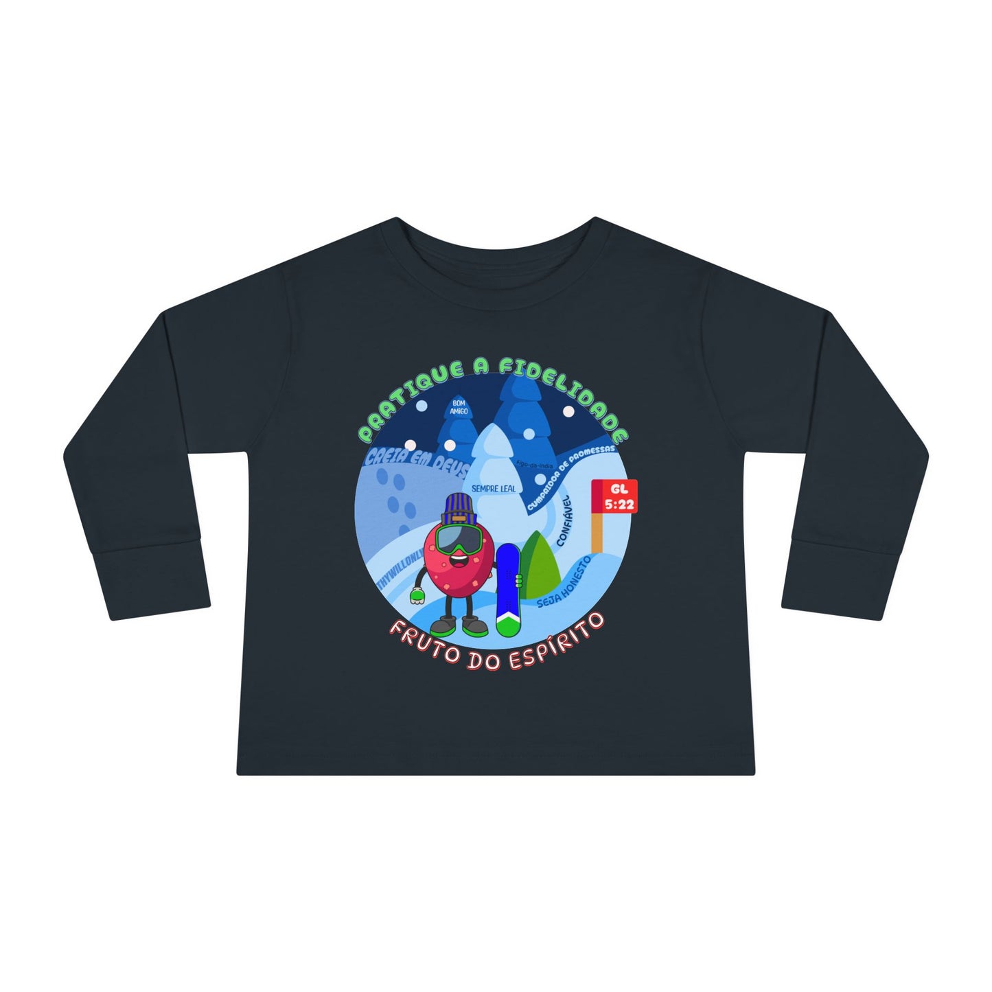 Gálatas 5:22 Camiseta Infantil: Fidelidade – Fruto do Espírito