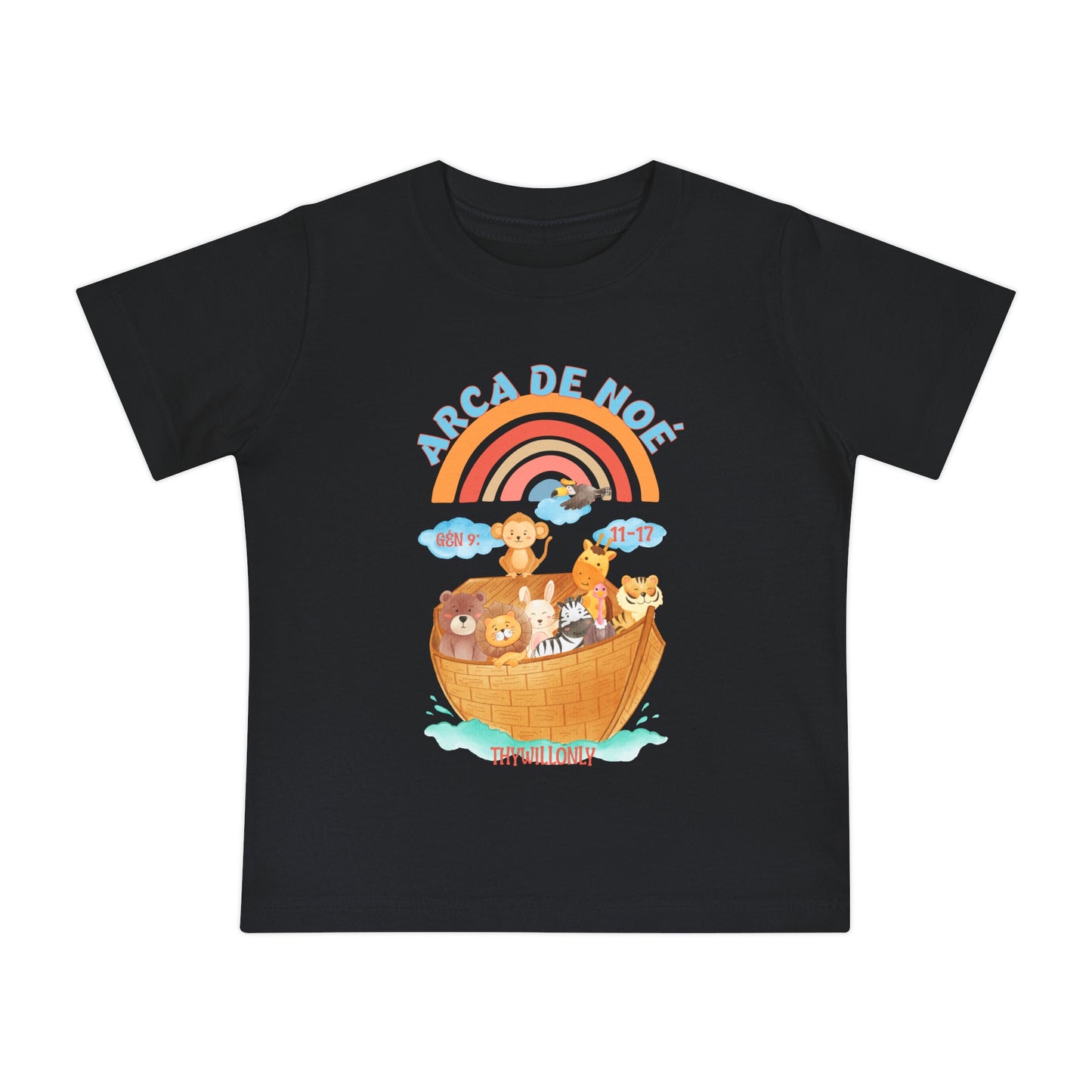 Genesis 9:13 - Camiseta para Bebé Arca de Noé – El Pacto de Dios Recordado