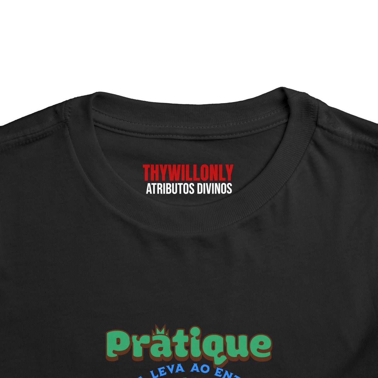 Camiseta Infantil Gálatas 5:22 – Paciência: Fruto do Espírito