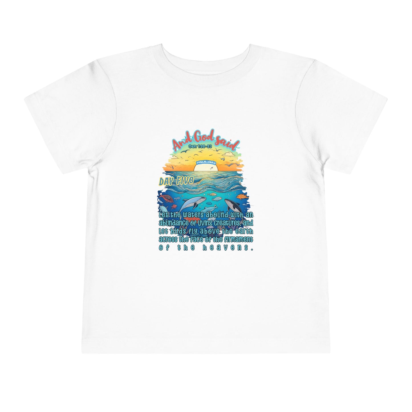 Creation Day 5 Toddler Tee: Soar & Splash