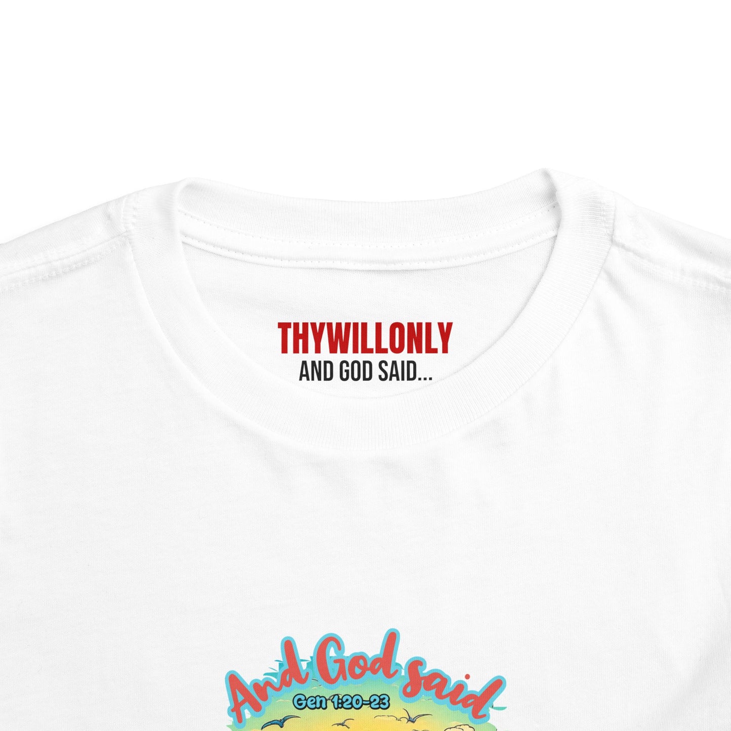 Creation Day 5 Toddler Tee: Soar & Splash