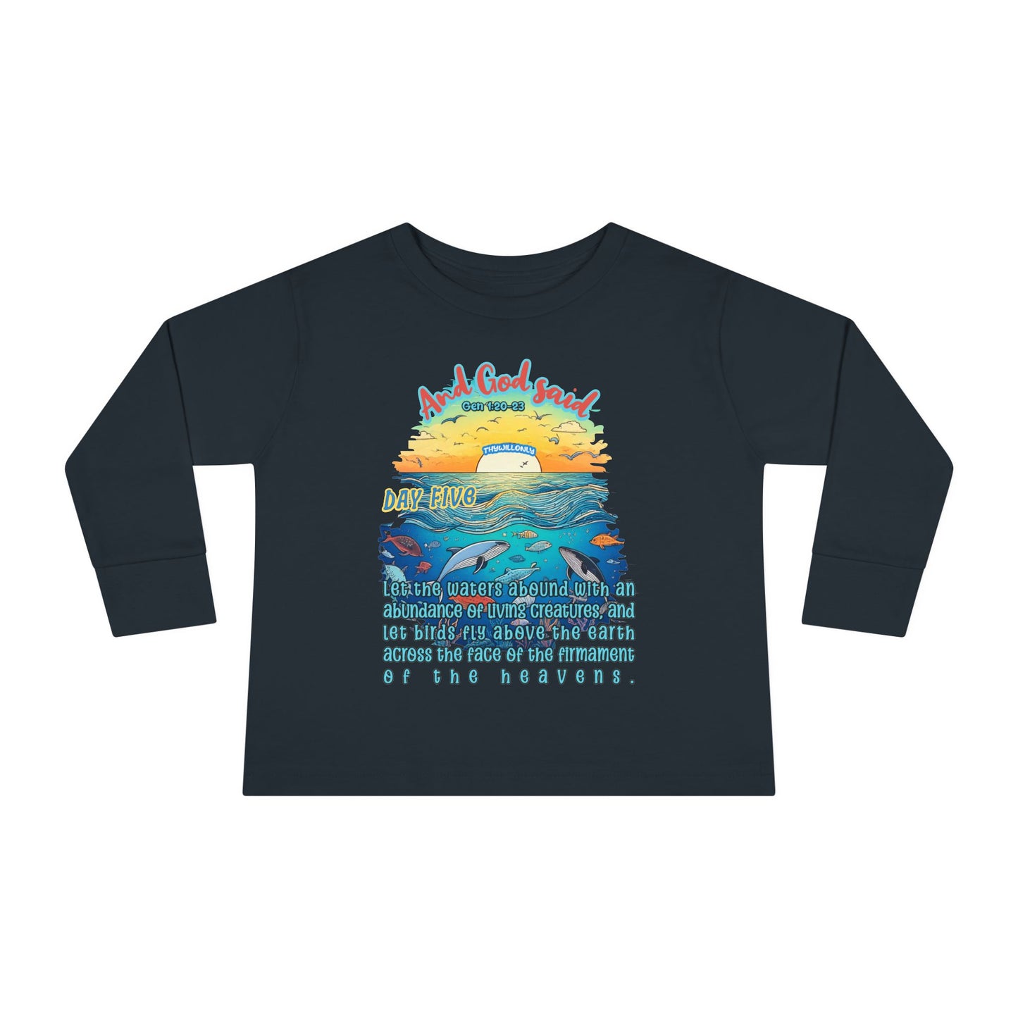 Creation Day 5 Toddler LS Tee: Soar & Splash