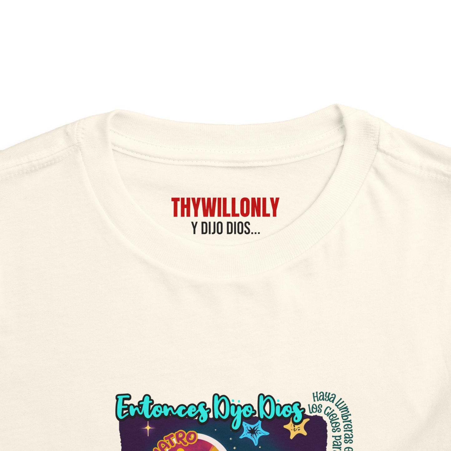 Día 4 de la Creación - Camiseta Infantil: Luces en los Cielos