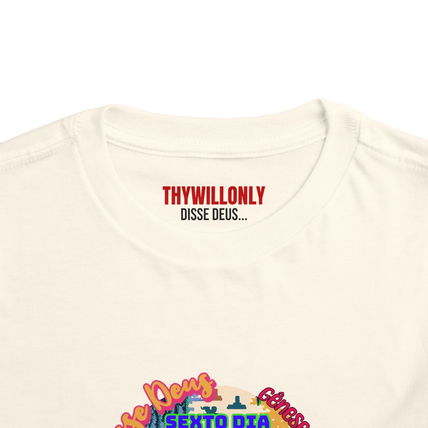 Camiseta Infantil – Dia 6 da Criação: Feitos à Sua Imagem