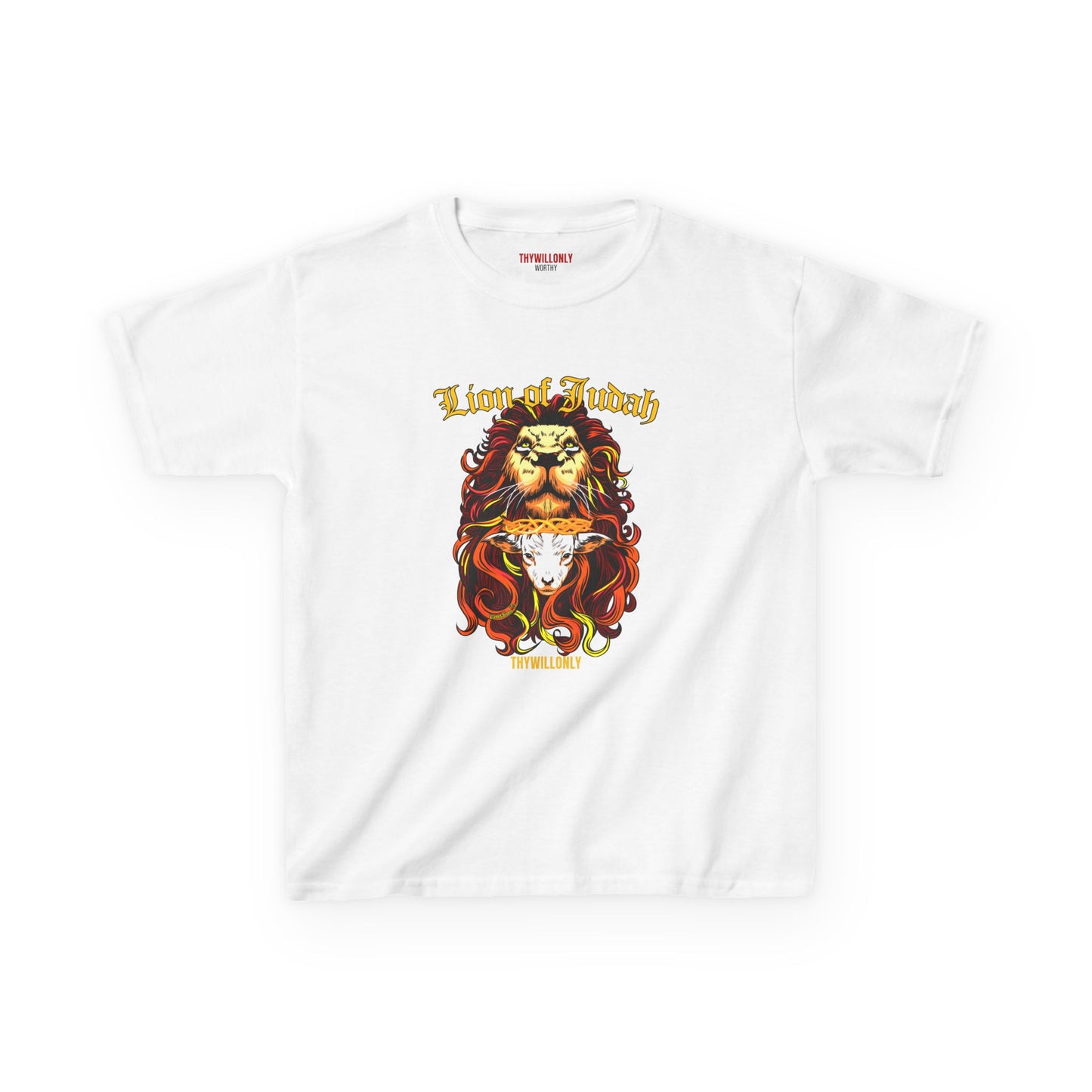 Revelation 5:5 Kids T-Shirt – The Lion of Judah