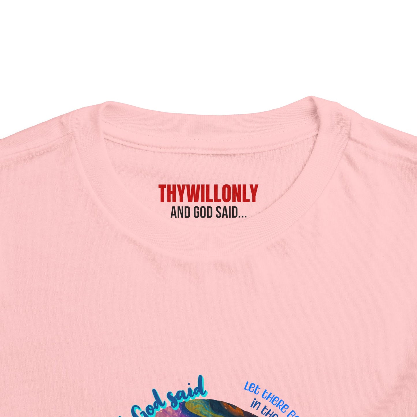 Creation Day 2 Toddler Tee: Sky Above, Waters Below