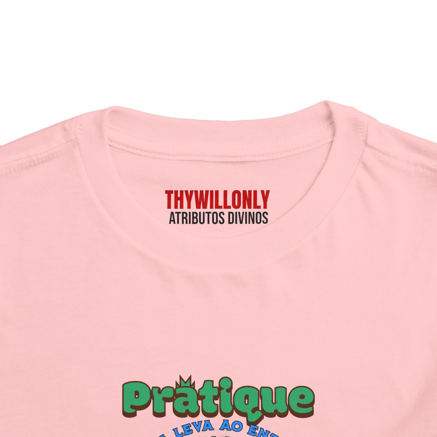 Camiseta Infantil Gálatas 5:22 – Paciência: Fruto do Espírito