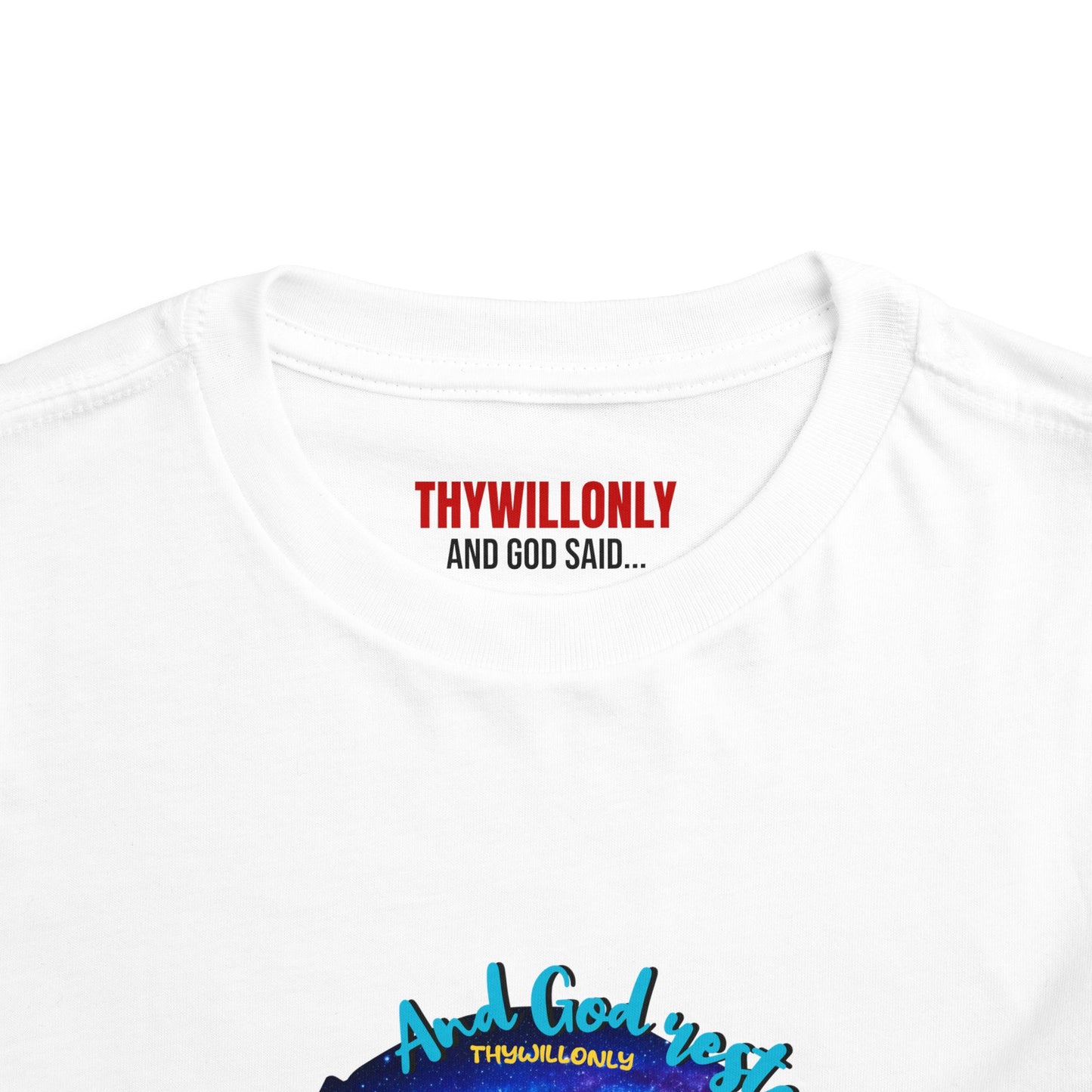 Creation Day 7 Toddler Tee – God Rested