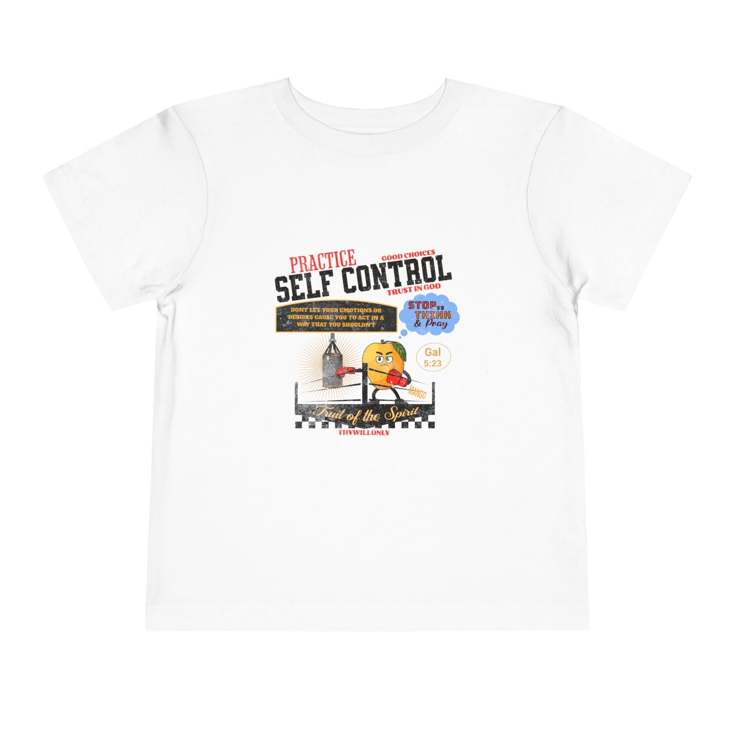 Galatians 5:23 Toddler Tee: Self-Control β Fruit of the Spirit