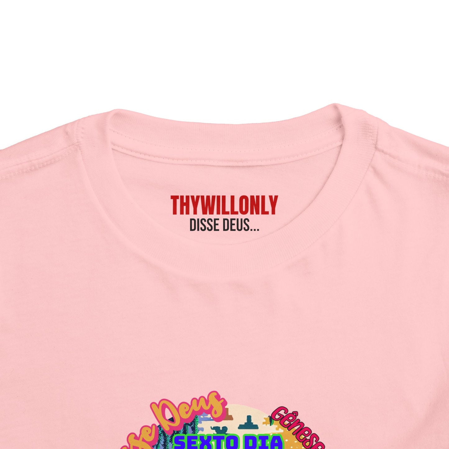 Camiseta Infantil – Dia 6 da Criação: Feitos à Sua Imagem