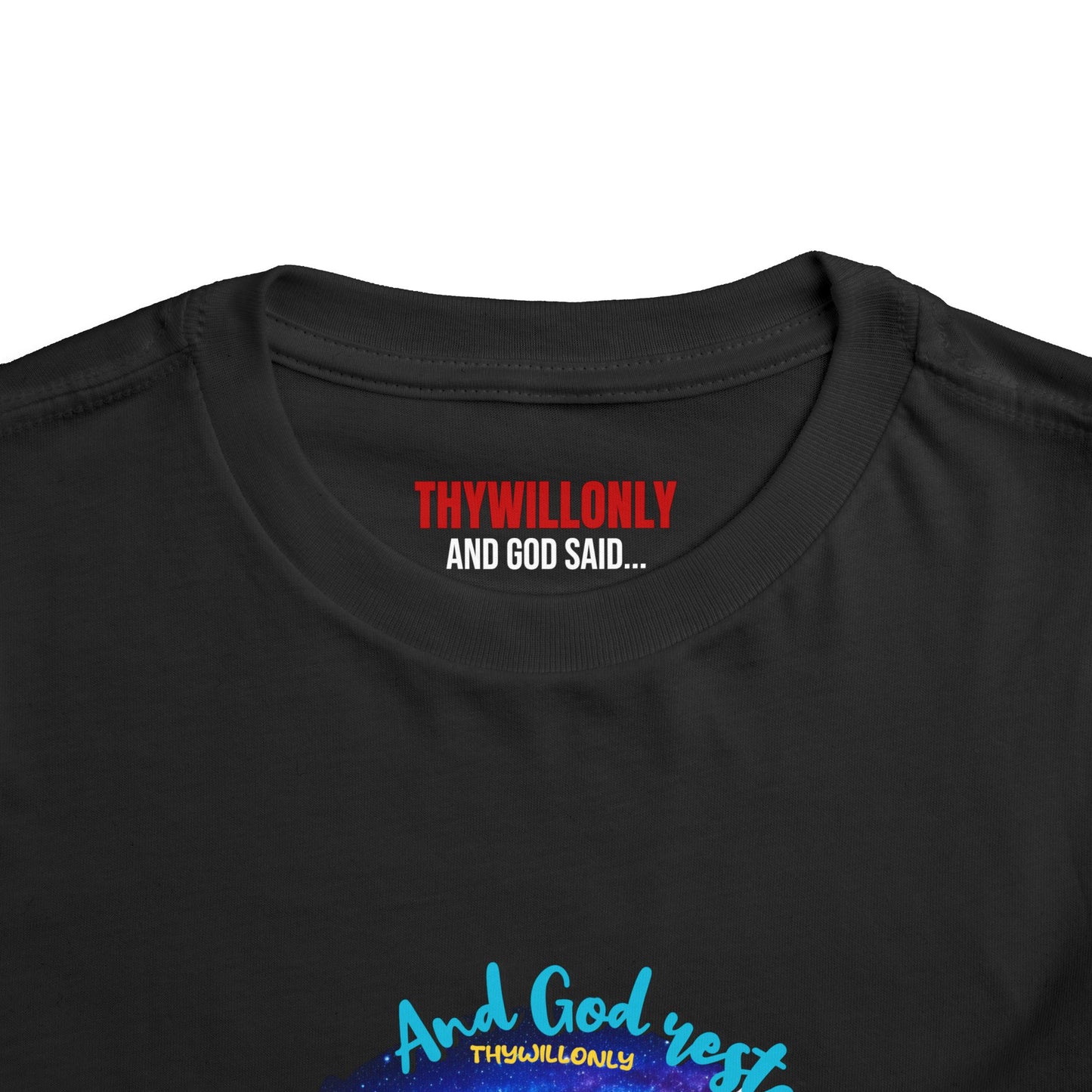 Creation Day 7 Toddler Tee – God Rested