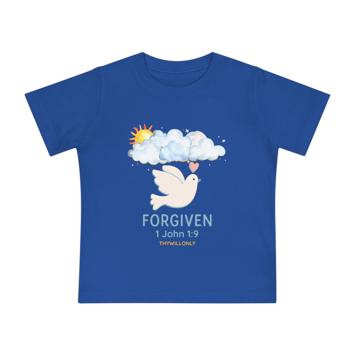 1 John 1:9 - Forgiven Baby Tee